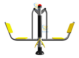 室外体育健身器材_社区广场健身路径双人坐蹬器_户外健身路径